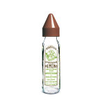 Dbb remond biberon regul'air verre vintage silicone marron 0 - 4 mois 240ml