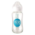 Dbb remond biberon silicone large ouverture + 0m blanc 240ml
