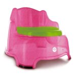 Dbb remond fauteuil pot b�b� 3en1 fauteuil pot et marchepied coloris rose paillet�