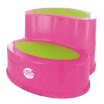 Dbb remond marchepied enfant base antid�rapante coloris rose paillet�e