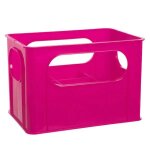 Dbb remond porte - biberons casier de rangement pour 6 biberons coloris rose translucide