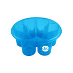 Dbb remond porte biberons egouttoir fleur bleu translucide