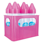 Dbb remond porte - biberons rose + 6 biberons en polypropylne 270ml
