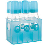 Dbb remond porte - biberons turquoise + 6 biberons en verre 240ml