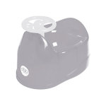 Dbb remond pot bb avec volant gris translucide