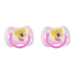 Dbb remond sucette anatomique silicone papillon rose translucide 1er âge Dbb remond sucette anatomique silicone papillon rose translucide 1er âge