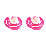 Dbb remond sucette physiologique silicone fleurs rose translucide & violet 1er âge lot de 2 Dbb remond sucette physiologique silicone fleurs rose translucide & violet 1er âge lot de 2