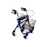 Dambulateur 4 roues adulte avec sige et panier pliant