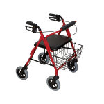 Dambulateur rollator 4 roues pour personnes fortes