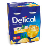 Delical boisson fruite ananas lot de 4 x 200ml