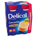 Delical boisson hp hc concentr en protines sans lactose pche abricot lot de 4 x 200ml