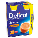 Delical boisson hp hc max 300 sans lactose caramel 4 x 300ml