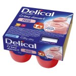 Delical crme dessert hp hc la floridine fraise faon ptissire lot de 4 x 200g