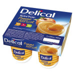 Delical dessert aux fruits nutra'pote pomme abricot 4 x 200g