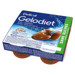 Delical gelodiet eau glifie edulcore sans sucres cola 4 x 120g