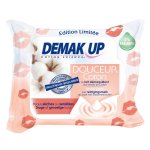 Demak up lingettes douceur coton peaux sches et sensibles sachet de 25