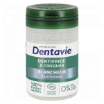 Dentavie dentifrice à croquer blancheur bicarbonate 60 comprimés Dentavie dentifrice à croquer blancheur bicarbonate 60 comprimés