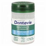 Dentavie dentifrice  croquer fracheur menthol bio 60 comprims
