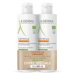 A - derma exomega control gel moussant Émollient anti - grattage lot de 2 x 500ml A - derma exomega control gel moussant Émollient anti - grattage lot de 2 x 500ml