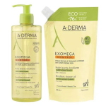 A - derma exomega control huile lavante �molliente anti - grattage 500ml + �co - recharge 500ml