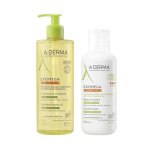 A - derma exomega huile lavante 500ml + baume �mollient 400ml peaux atopiques et sensibles
