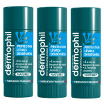 Dermophil indien sticks protection lvres dessches bio lot de 3 x 4g