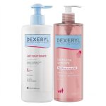 Dexeryl gel douche hydratant 500ml + lait nourrissant 500ml