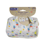 Dodie accessoire bavoirs coton + 0m cirque lot de 2