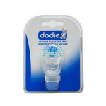 Dodie attache - sucette ruban bleu motif ange