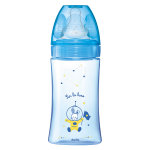 Dodie biberon initiation + anti - coliques 3 vitesses + 0m bleu cosmonaute 270ml