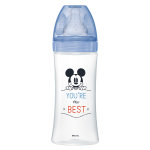Dodie biberon initiation + anti - coliques 3 vitesses + 6m mickey you're the best 330ml Dodie biberon initiation + anti - coliques 3 vitesses + 6m mickey you're the best 330ml