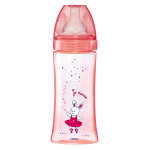 Dodie biberon initiation + anti - coliques 3 vitesses + 6m rose danseuse 330ml