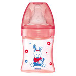 Dodie biberon initiation + anti - coliques 3 vitesses + 0m rose poupe 150ml