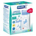 Dodie biberon sensation + anti - coliques + 0m baleine lot de 2 x 270ml