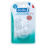 Dodie biberon sensation + anti - coliques ttine plate col large dbit 1 + 0m 2 ttines
