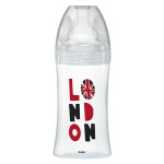 Dodie biberon sensation + anti - coliques en verre + 0m london 270ml