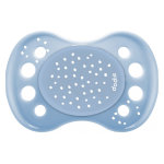 Dodie sucette anatomique + 0m point blanc bleu