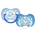 Dodie sucette anatomique + 18 peppa pig george lot de 2 Dodie sucette anatomique + 18 peppa pig george lot de 2