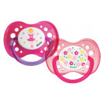 Dodie sucette anatomique + 18m rose fleurs et danseuse lot de 2 Dodie sucette anatomique + 18m rose fleurs et danseuse lot de 2