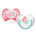 Dodie sucette anatomique + 6m flamant sirne lot de 2