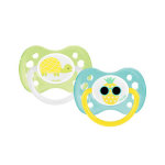 Dodie sucette anatomique + 6m ananas bleu et tortue verte lot de 2 Dodie sucette anatomique + 6m ananas bleu et tortue verte lot de 2