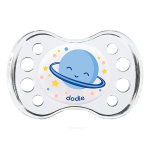 Dodie sucette anatomique nuit + 6m planète blanche Dodie sucette anatomique nuit + 6m planète blanche