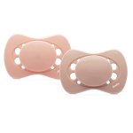 Dodie sucette anatomique eco - con�ue + 18m rose lot de 2