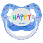 Dodie sucette physiologique + 18m happy bleu Dodie sucette physiologique + 18m happy bleu