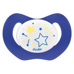 Dodie sucette physiologique nuit + 18m etoile bleu