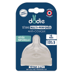 Dodie tétine multi - perforée anti - colique + 6m débit 3 Dodie tétine multi - perforée anti - colique + 6m débit 3