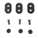 Donjoy aircast podalib rivet et plaque 3 rivets + 3 plaques