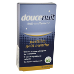 Douce nuit anti - ronflement pastilles goût menthe boite de 16 Douce nuit anti - ronflement pastilles goût menthe boite de 16