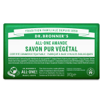 Dr bronner's savon pur vgtal amande 140g