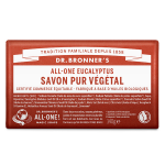 Dr bronner's savon pur vgtal eucalyptus 140g